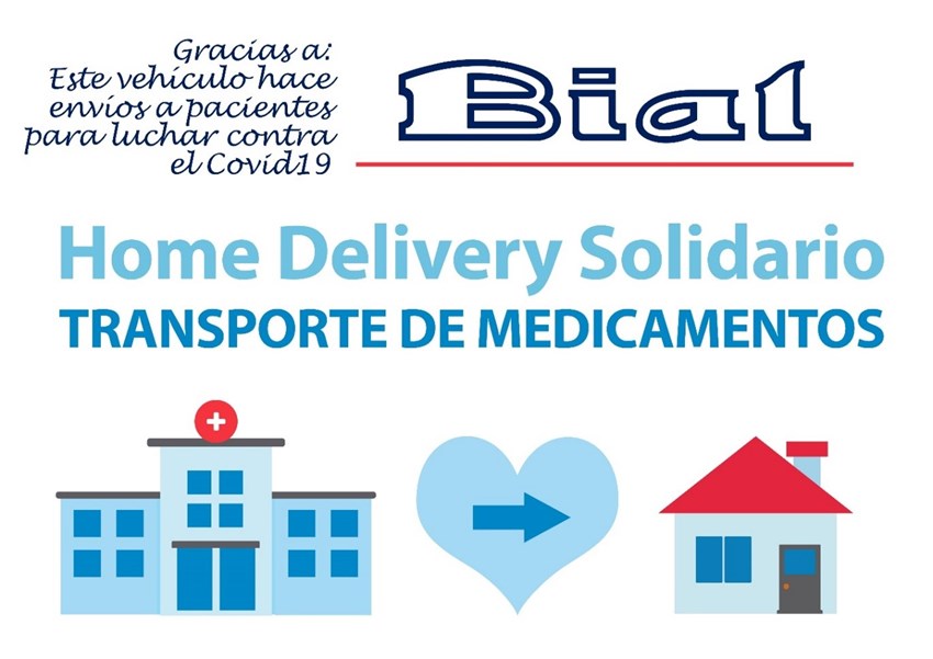 Bial se une a Logista Pharma en la lucha contra el Covid -19 para garantizar la llegada de medicación a los domicilios