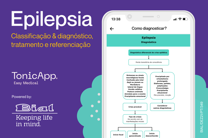 Epilepsia: Tonic App com conteúdos digitais atualizados